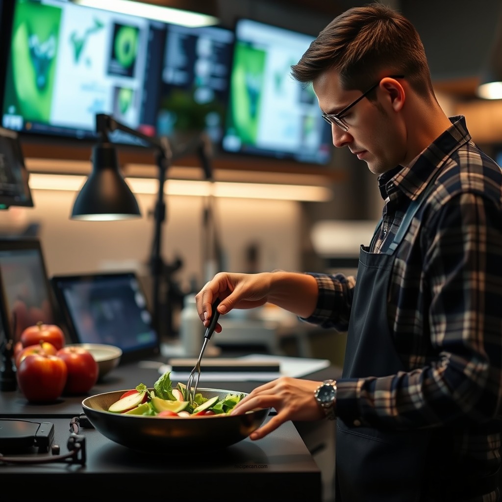 Step-by-Step Preparation - avocado apple salad recipe