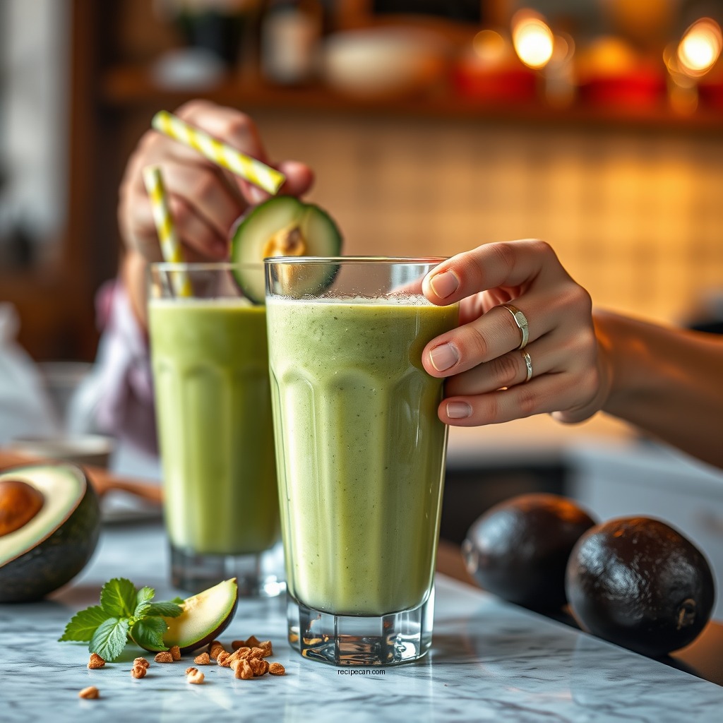 Steps to Prepare Your Smoothie - avocado fruit smoothie recipe