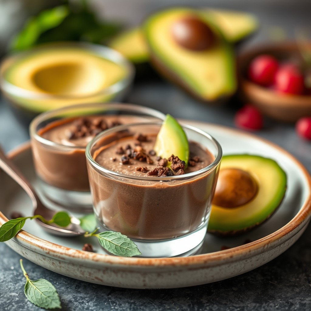 Vegan Avocado Chocolate Mousse Variation - avocado recipes chocolate mousse