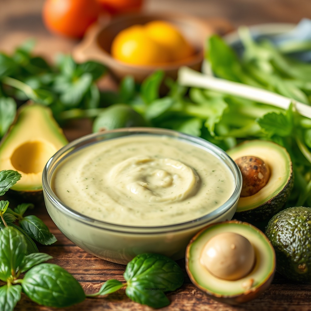 Ingredients You'll Need - avocado sauce recipe
