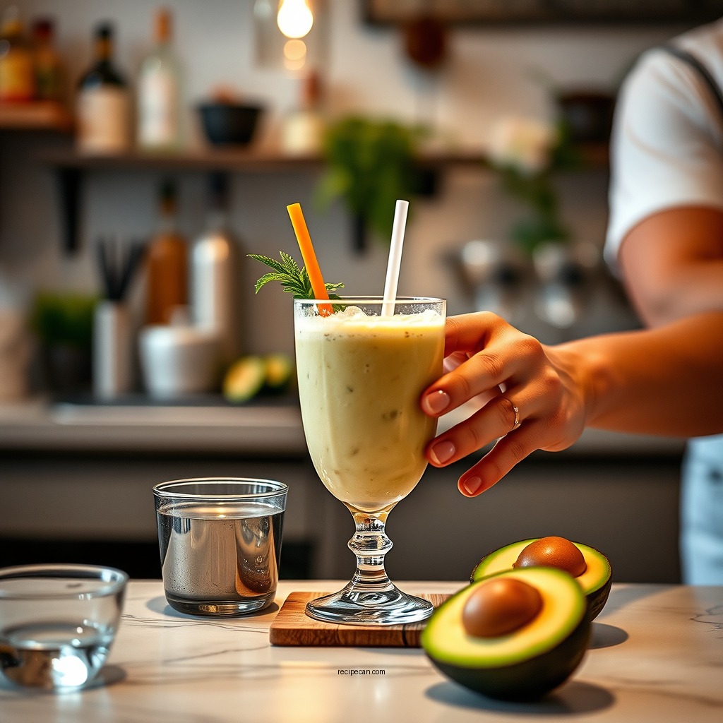 Preparation Steps - avocolada tropical smoothie recipe