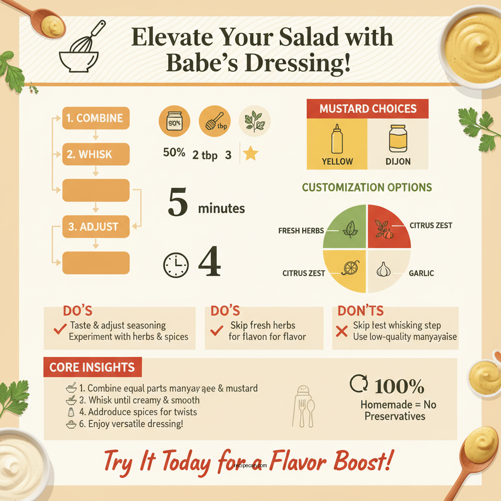 babe's chicken salad dressing recipe - Data Infographic and Statistics