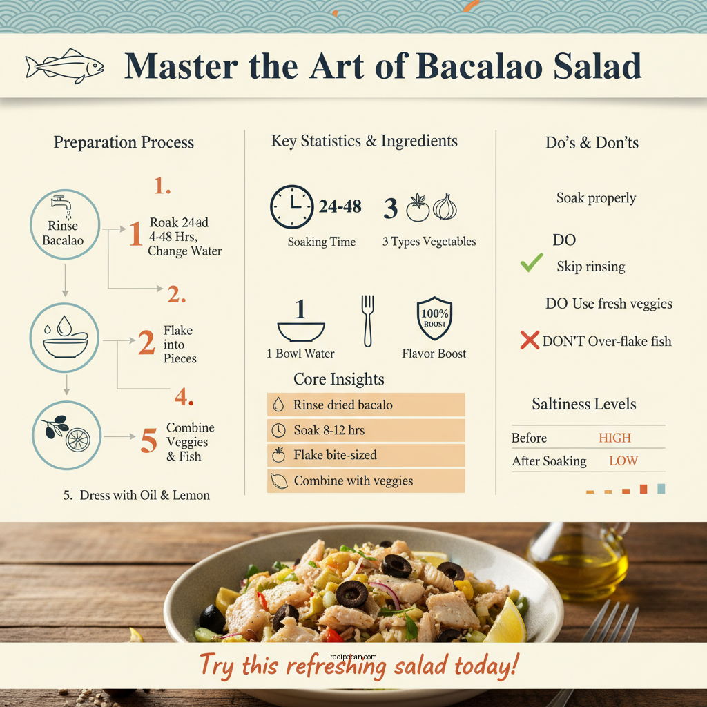 bacalao salad recipe italian - Data Infographic and Statistics