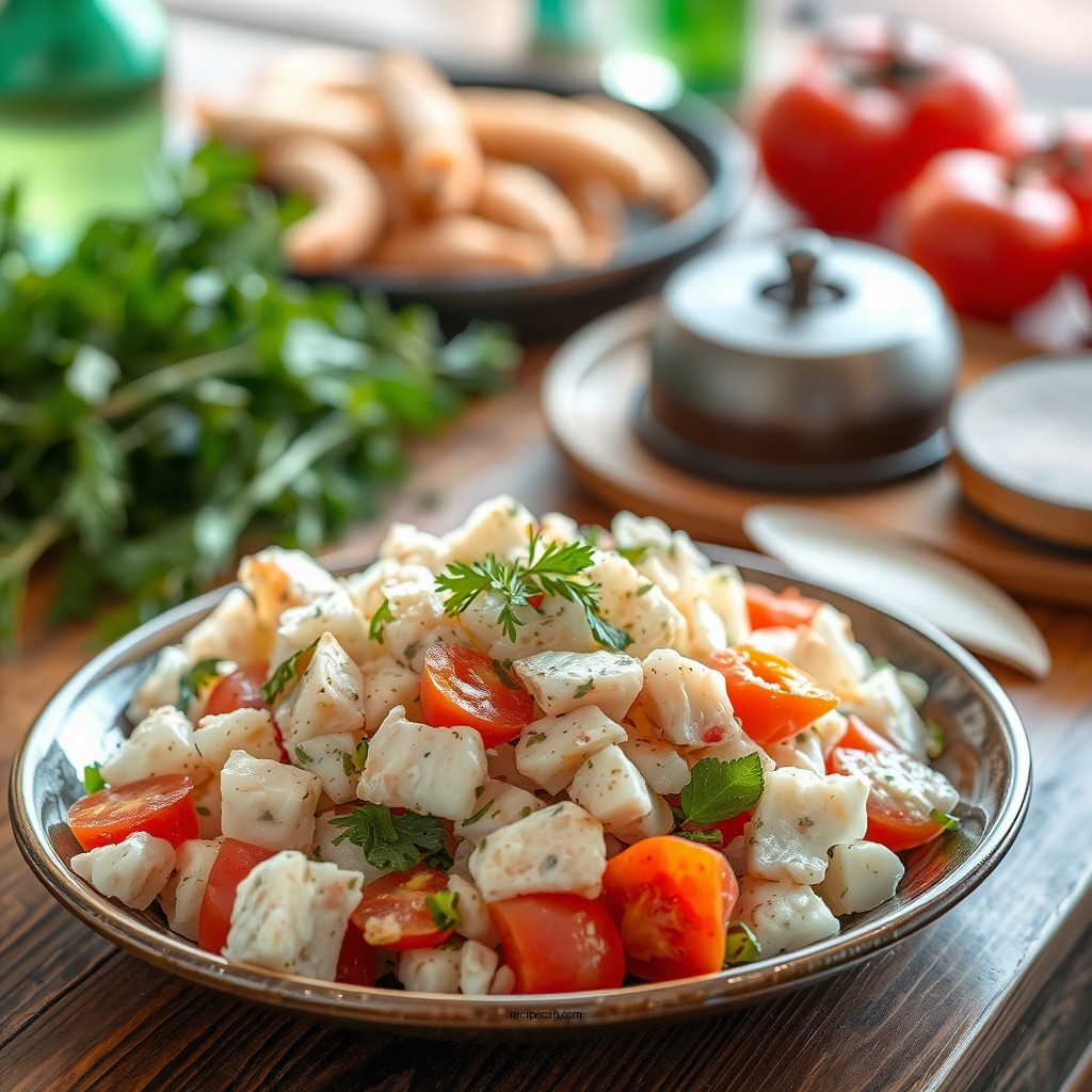 Ingredients for Bacalao Salad - bacalao salad recipe italian