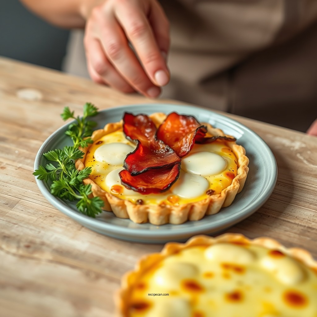 Classic Bacon and Cheese Tart - bacon savoury tart recipes