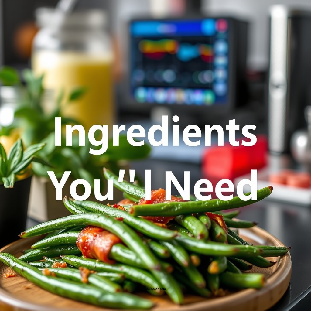 Ingredients You’ll Need - bacon wrapped green beans recipe