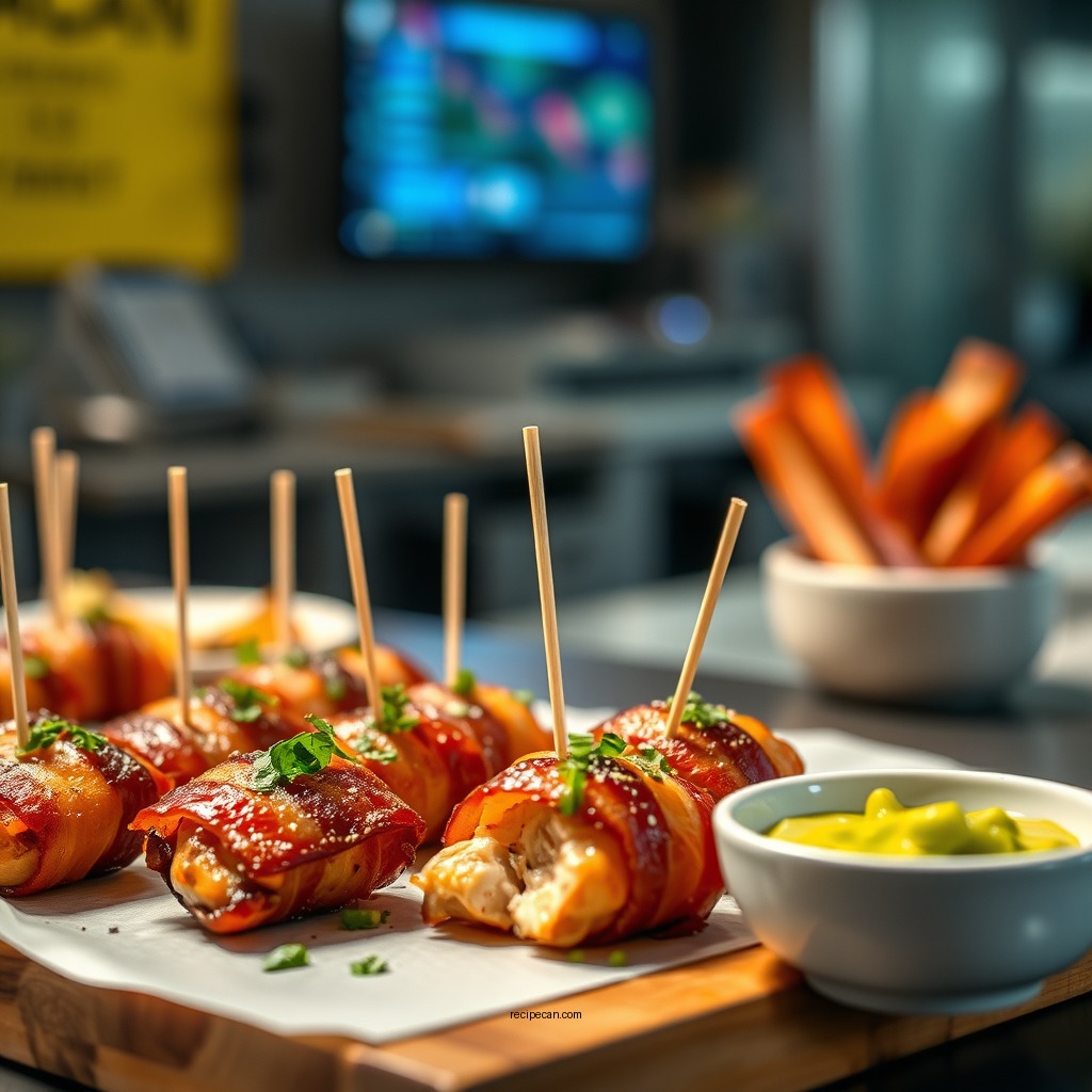 Bacon-Wrapped Chicken Bites - bacon wrapped recipes