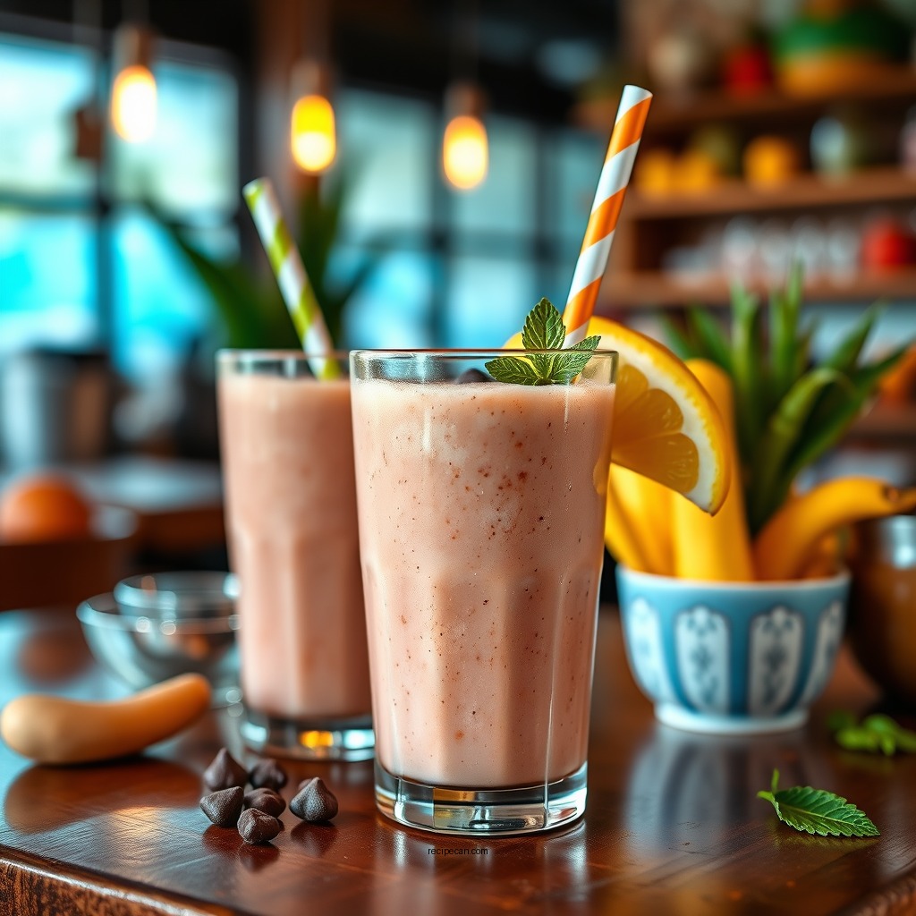 Ingredients Needed for Bahama Mama Smoothie - bahama mama smoothie recipe tropical smoothie