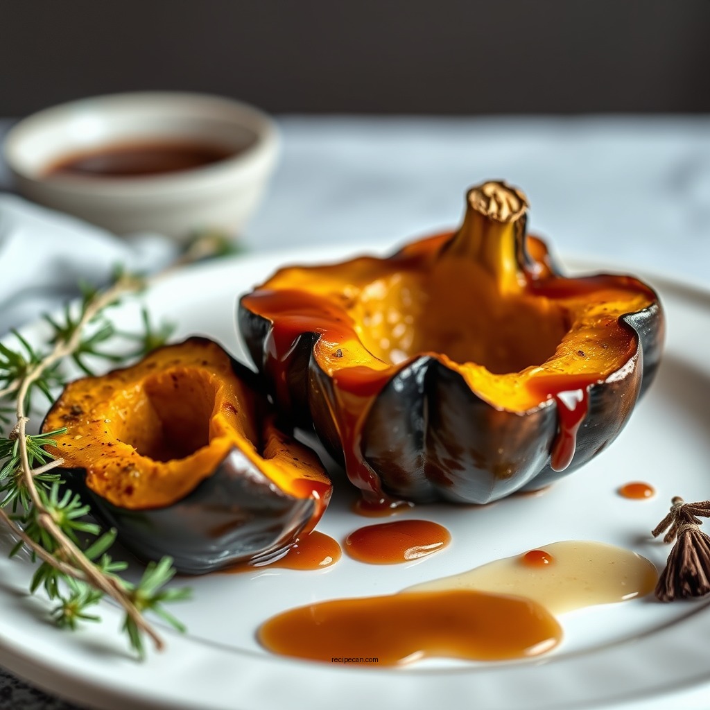 Sweet Maple Glazed Acorn Squash - baked acorn squash recipes