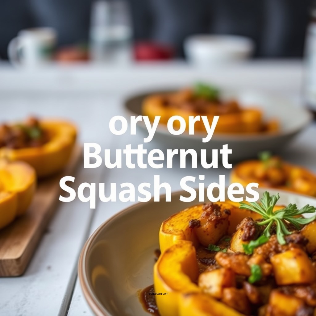 Savory Baked Butternut Squash Sides - baked butternut squash recipes