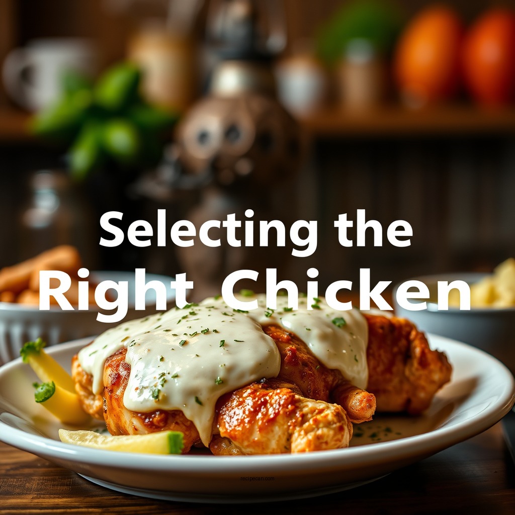 Selecting the Right Chicken - baked chicken with alfredo sauce recipe