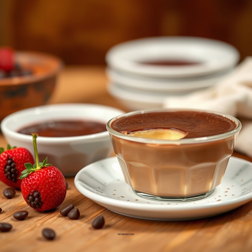Chocolate Baked Custard - baked custard recipes