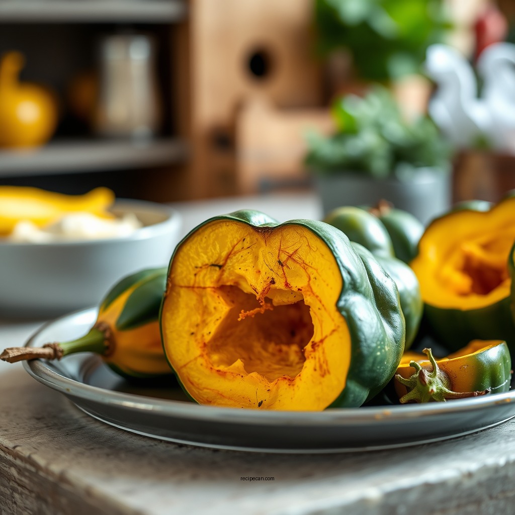Ingredients You Will Need - baked pepper squash recipe