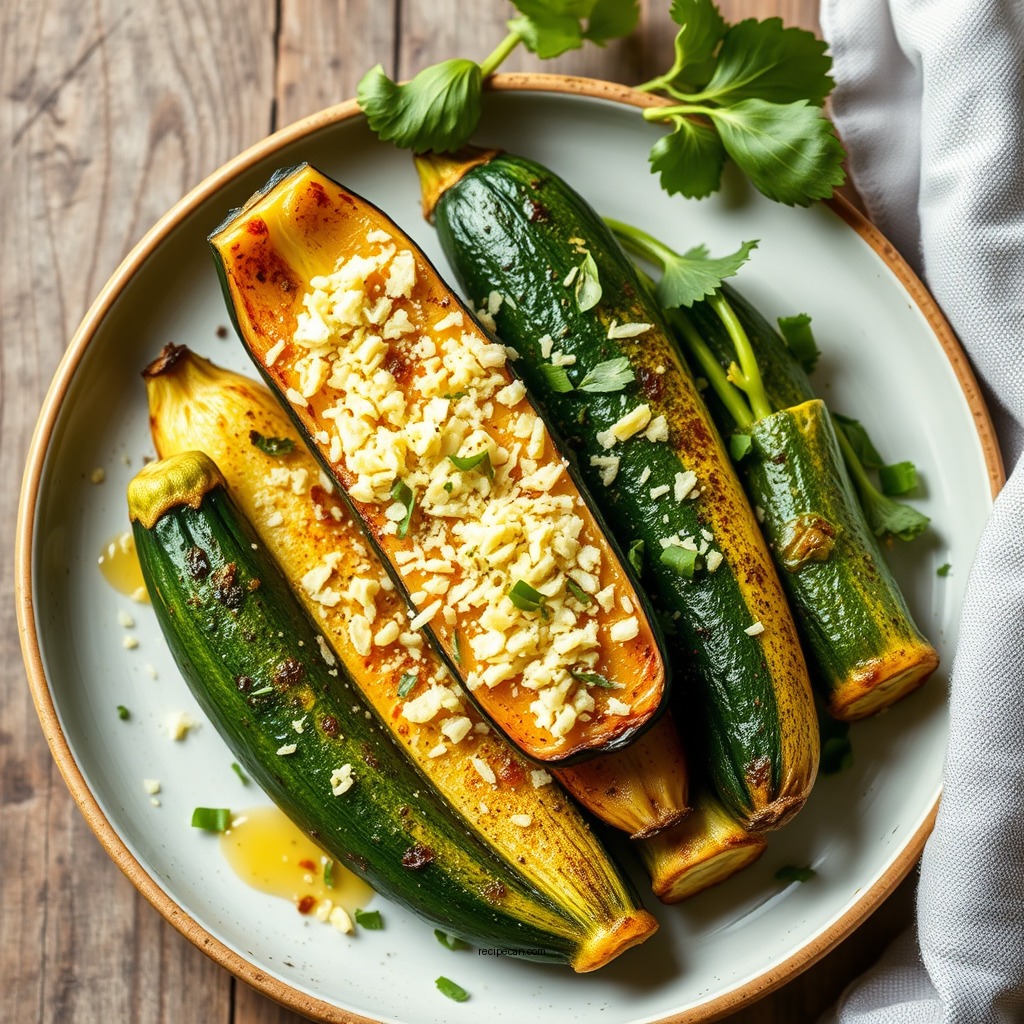 Classic Baked Zucchini with Parmesan - baked squash and zucchini recipes