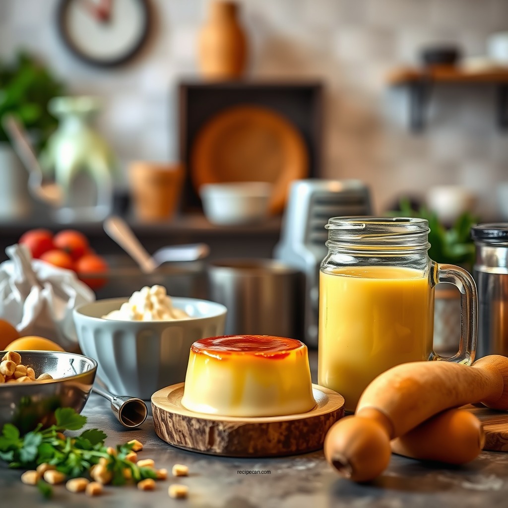 Ingredients You'll Need - baking custard recipe