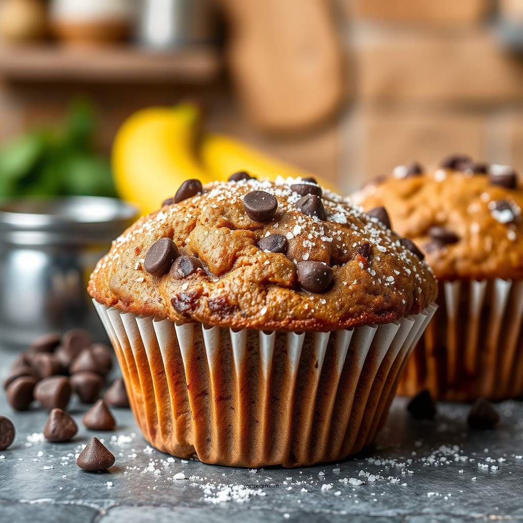 Ingredients You'll Need - banana and choc chip muffin recipe