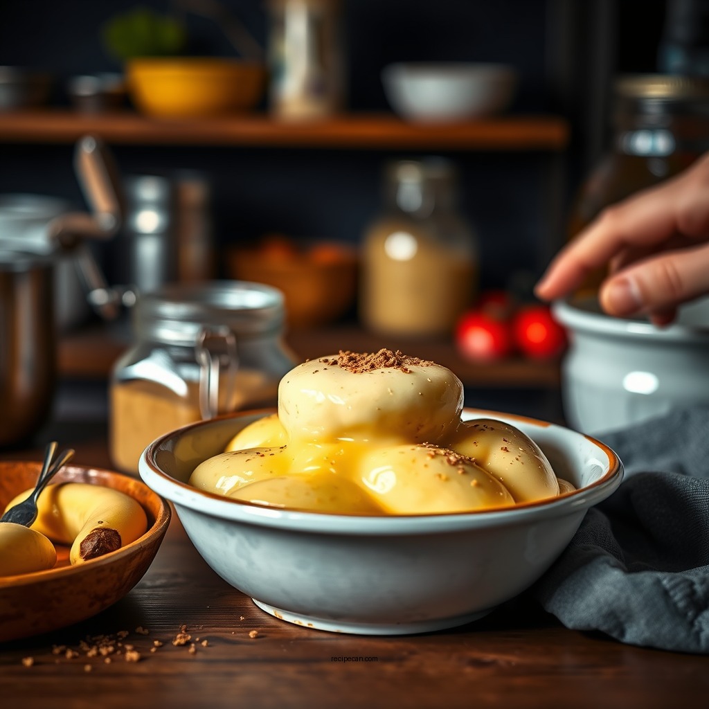 Ingredients You'll Need - banana and custard recipe