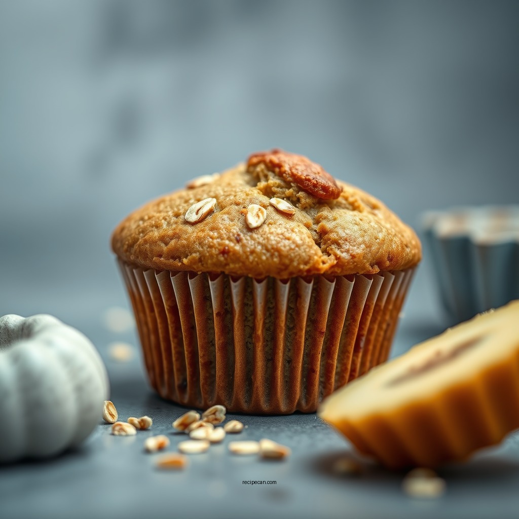 Baking Instructions - banana and oats muffins recipe