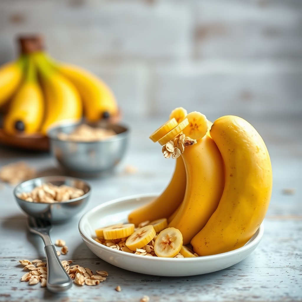 Healthy Snacks and Treats - banana and oats recipes
