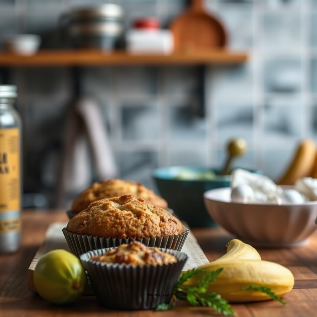 Ingredients You'll Need - banana bread muffins recipe