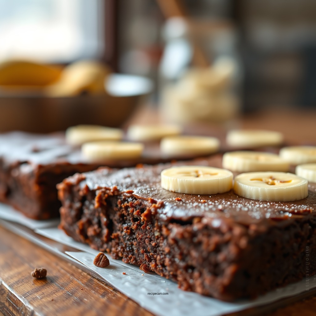 Baking Instructions - banana brownies recipe