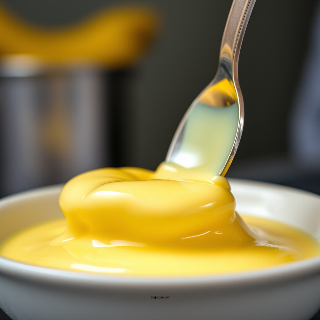 Cooking the Custard - banana custard recipe