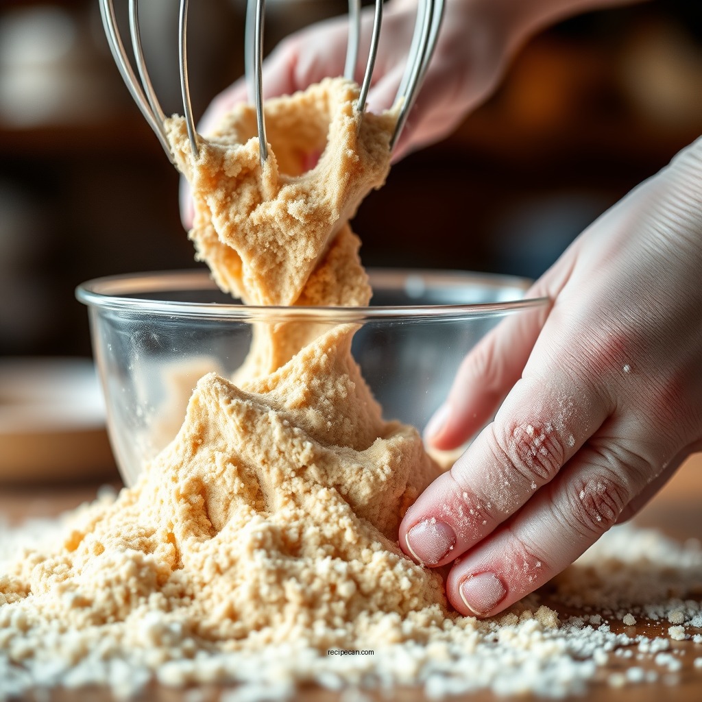 Mixing Your Batter - banana muffin recipe