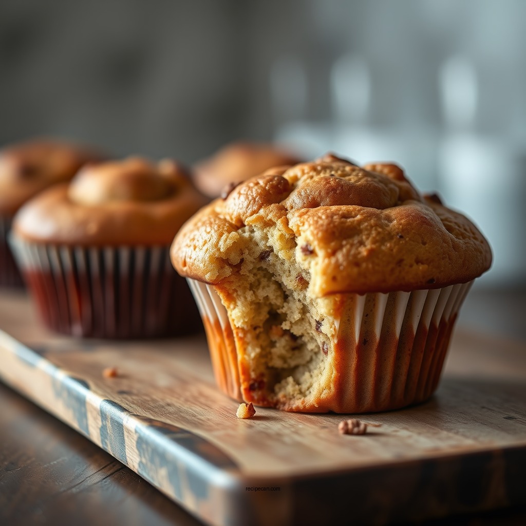 Bake Your Muffins - banana muffins recipe