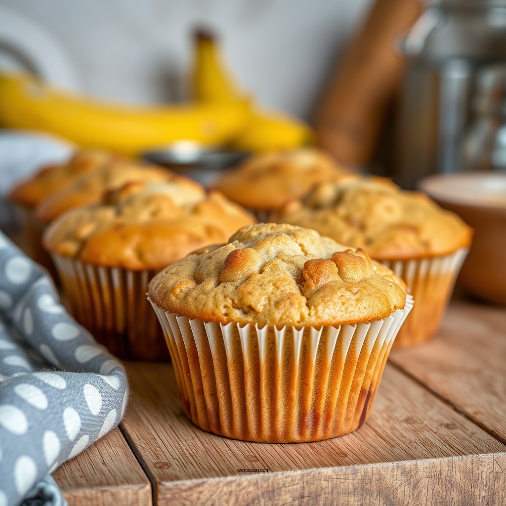 Gather Your Ingredients - banana muffins recipe