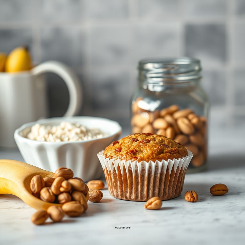 Ingredients You’ll Need - banana nut muffin recipe