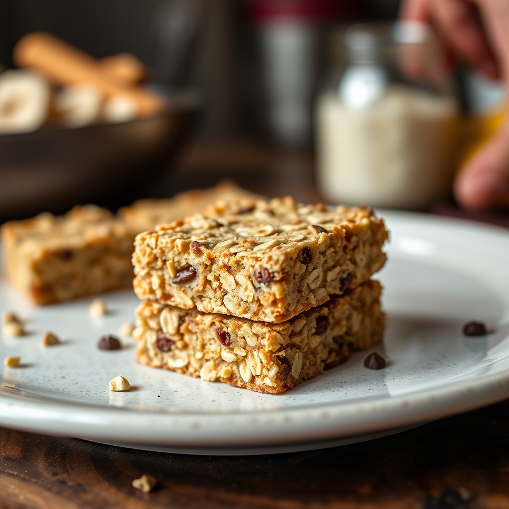Baking Instructions - banana oat bars recipe
