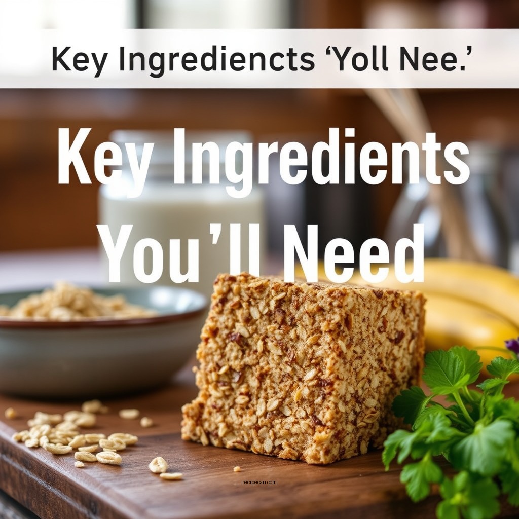 Key Ingredients You’ll Need - banana oat bars recipe