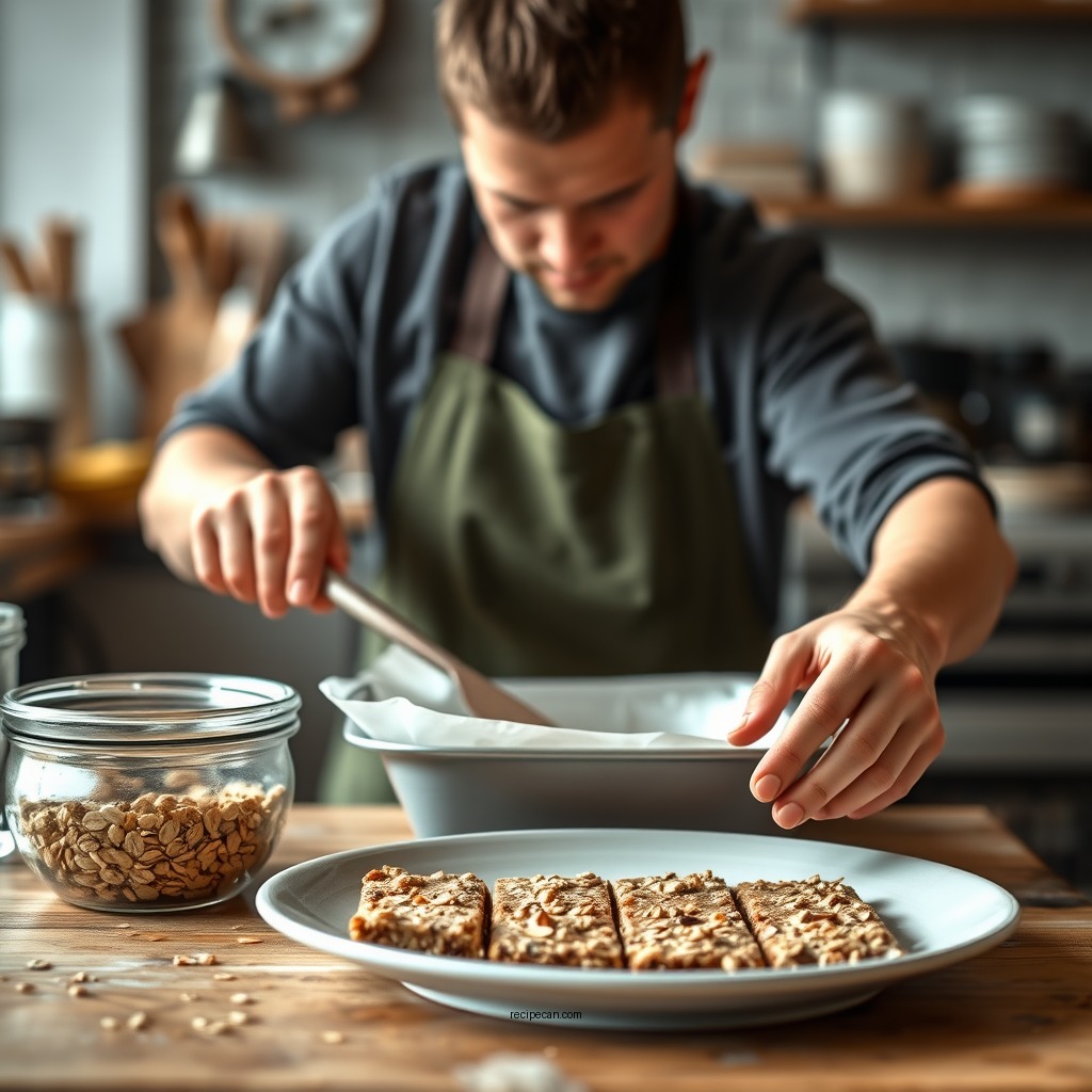 Step-by-Step Preparation - banana oat bars recipe
