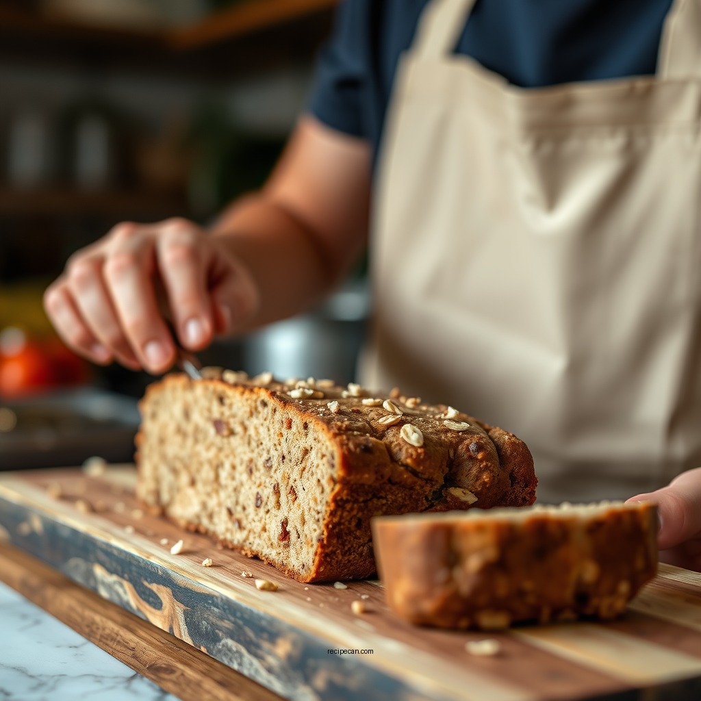 Step-by-Step Preparation - banana oat bread recipe
