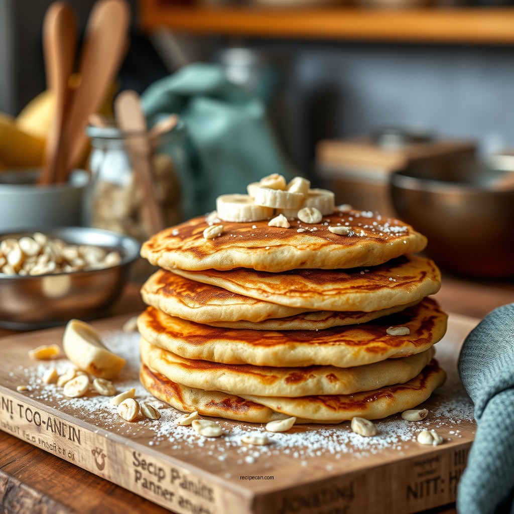 Ingredients You'll Need - banana oat pancake recipe