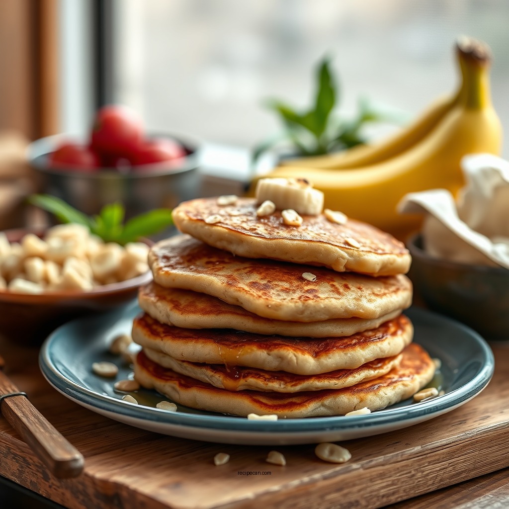 Ingredients You'll Need - banana oat pancakes recipe