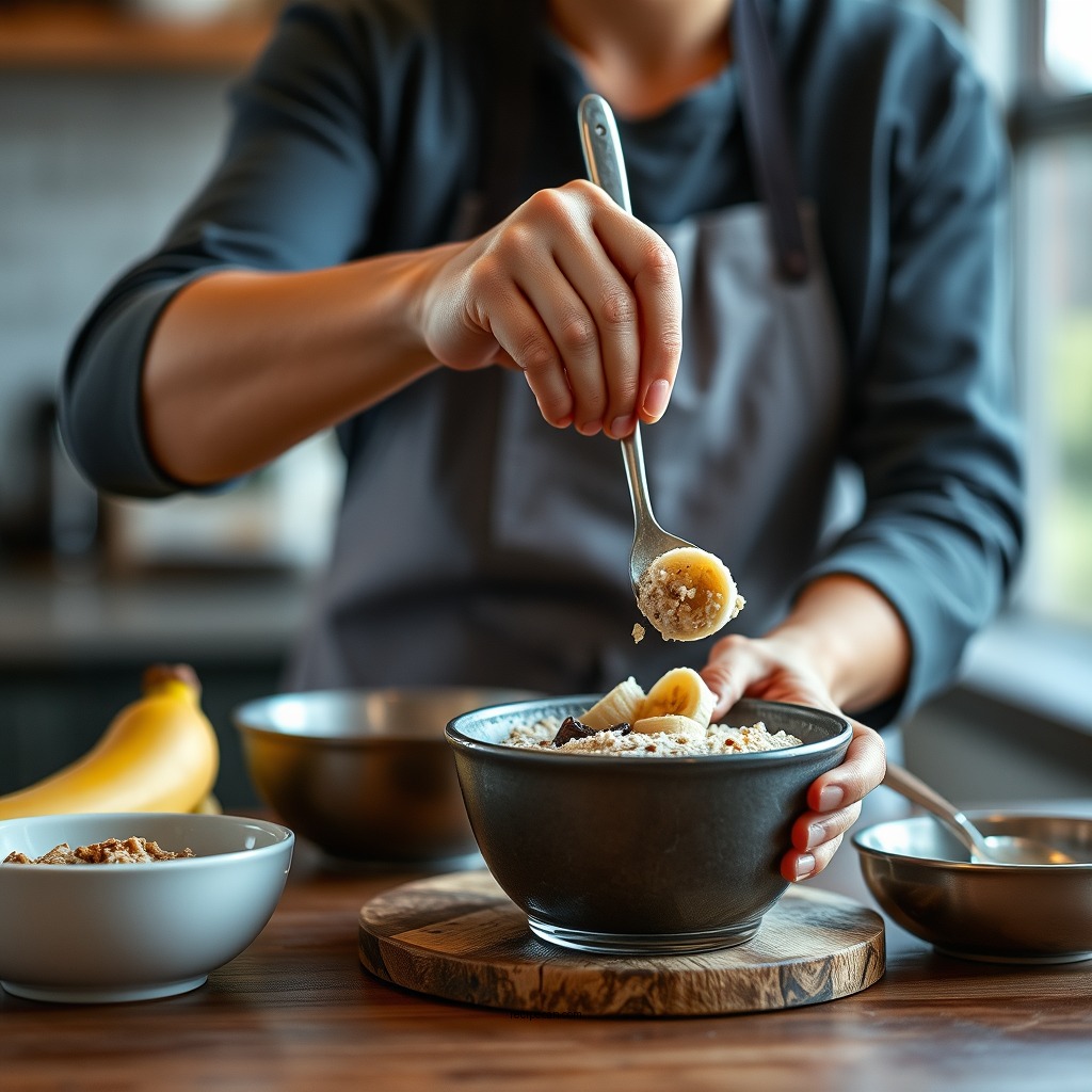 Step-by-Step Instructions - banana overnight oats recipe