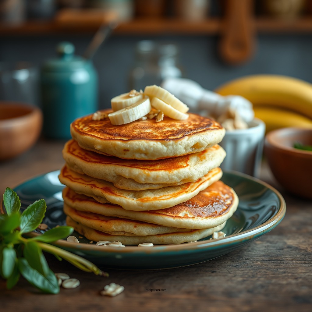 Ingredients You'll Need - banana pancake recipe with oats