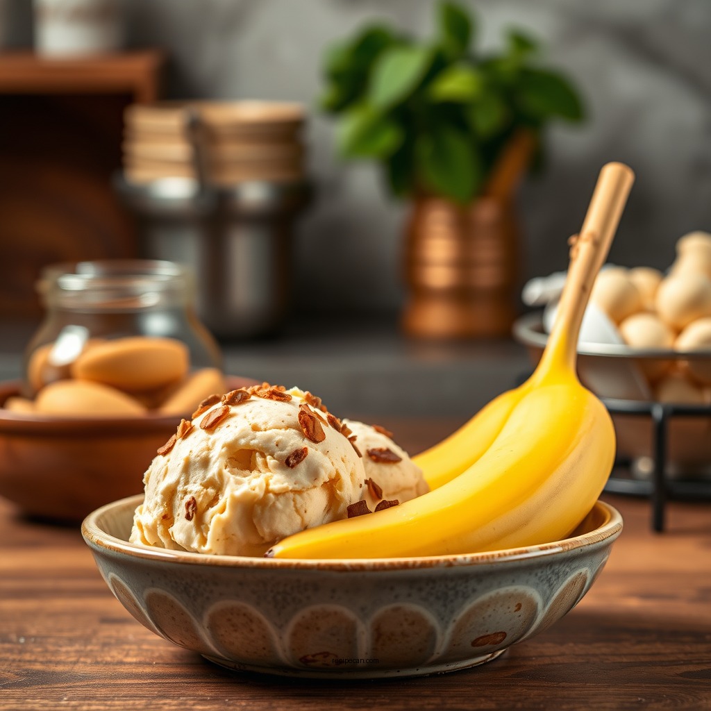 Ingredients You'll Need - banana peanut butter ice cream recipe