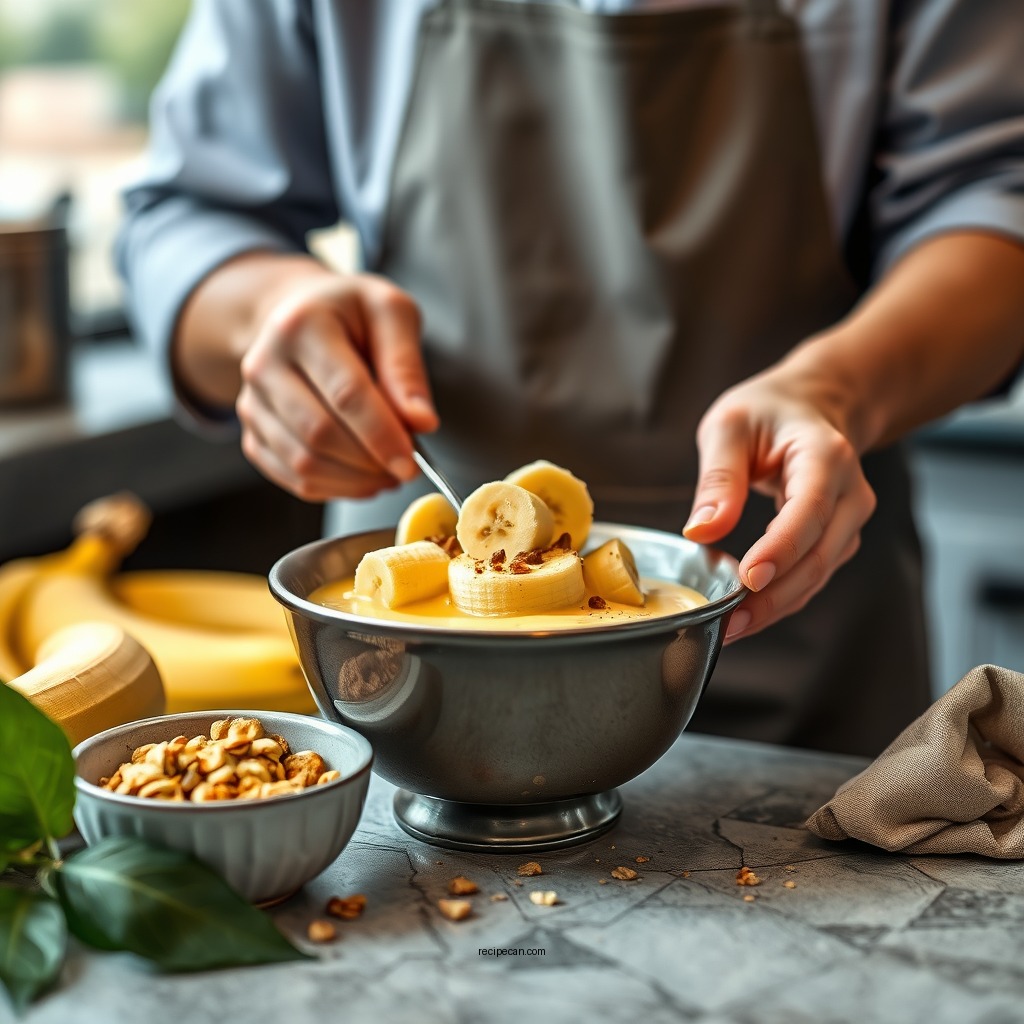 Step-by-Step Instructions - banana pudding custard recipe