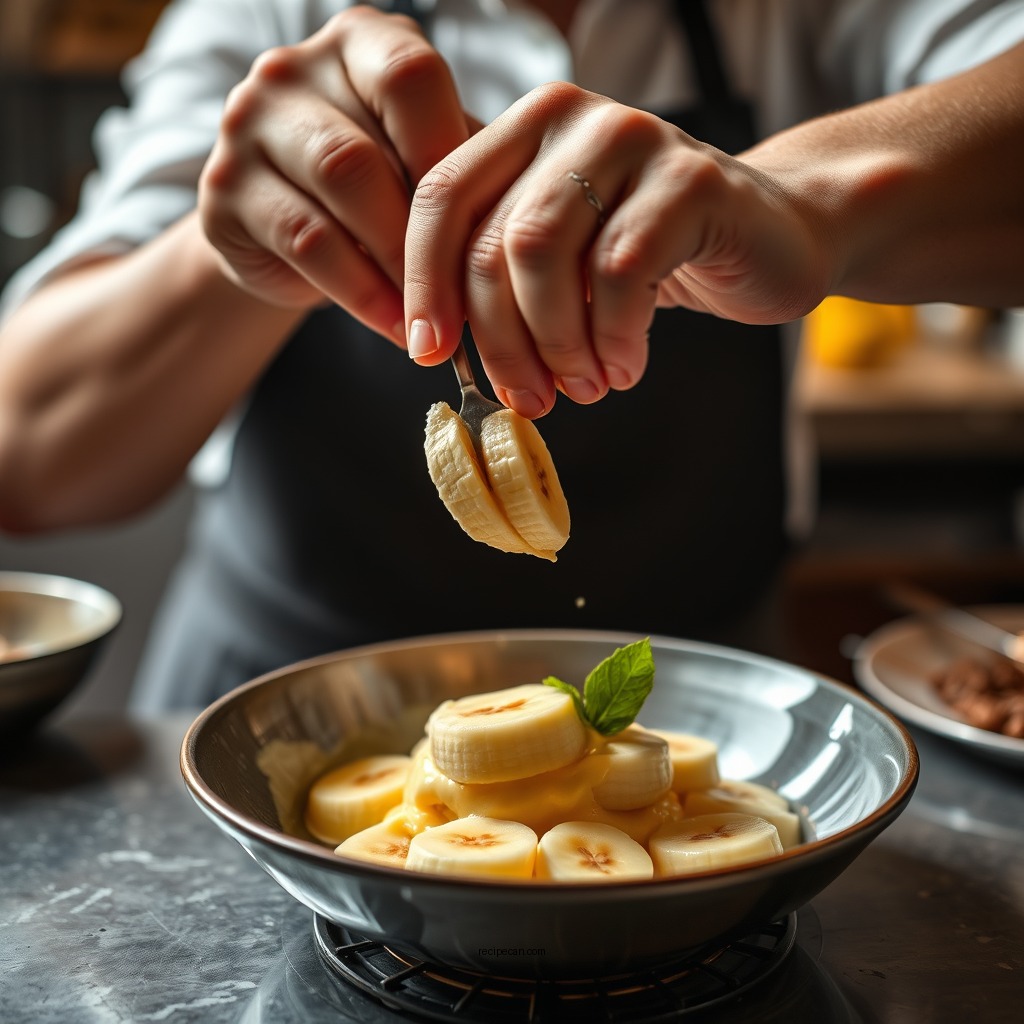 Step-by-Step Preparation - banana pudding recipe for 2