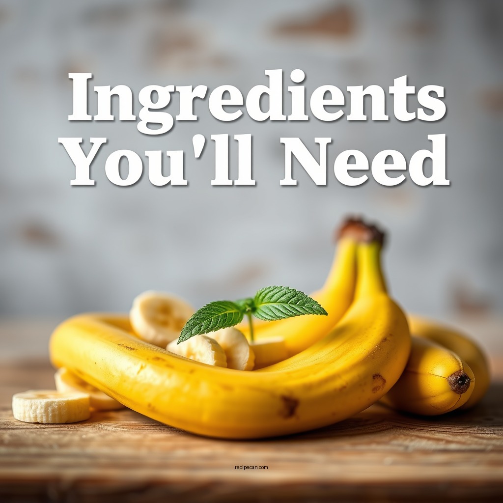 Ingredients You'll Need - banana pudding recipe pioneer woman