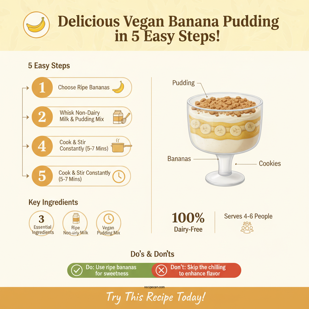 banana pudding recipe vegan - Data Infographic and Statistics