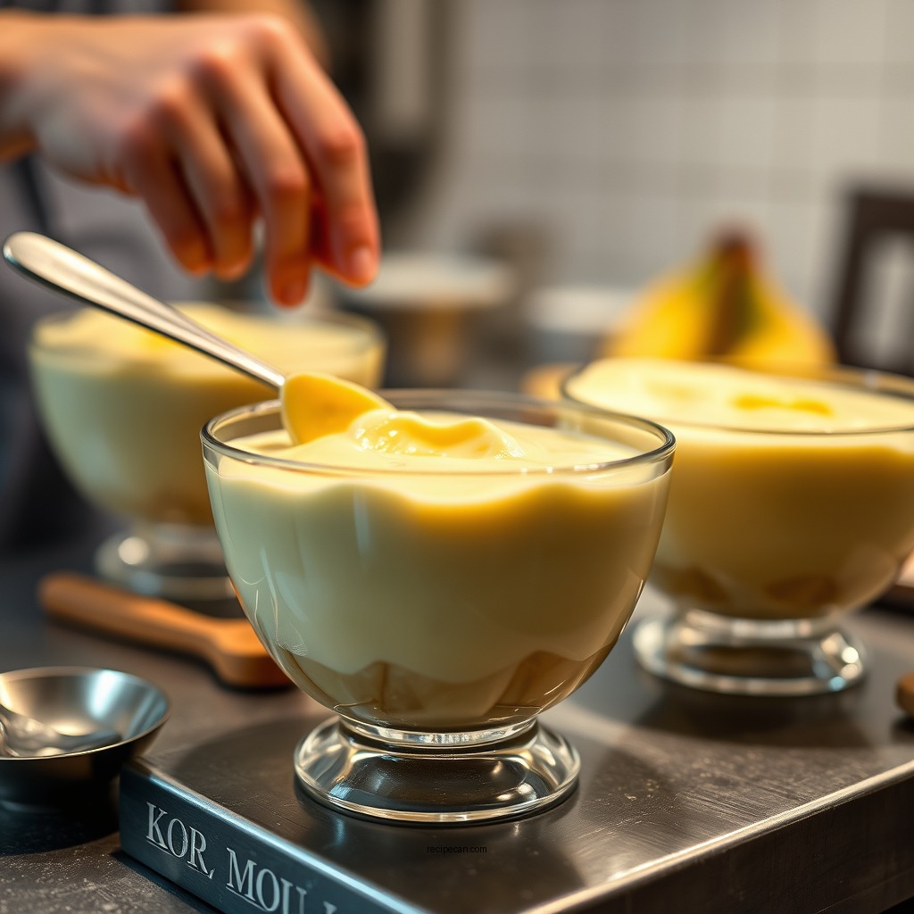 Preparing the Pudding - banana pudding recipe vegan