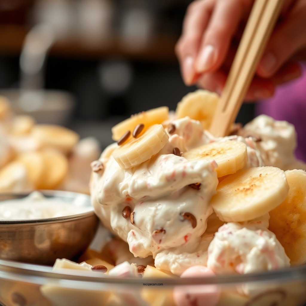 Optional Add-Ins for Extra Flavor - banana split fluff salad recipe