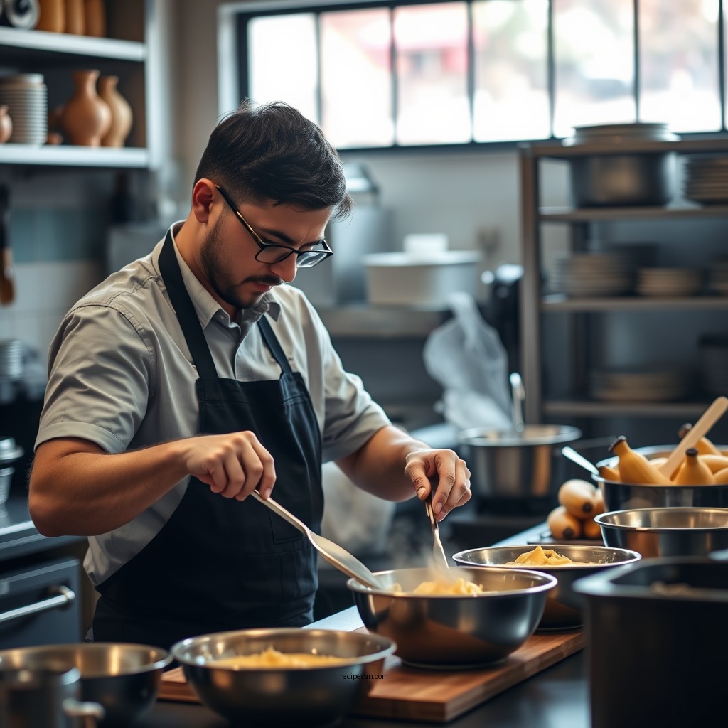 Step-by-Step Instructions - bananas and custard recipe