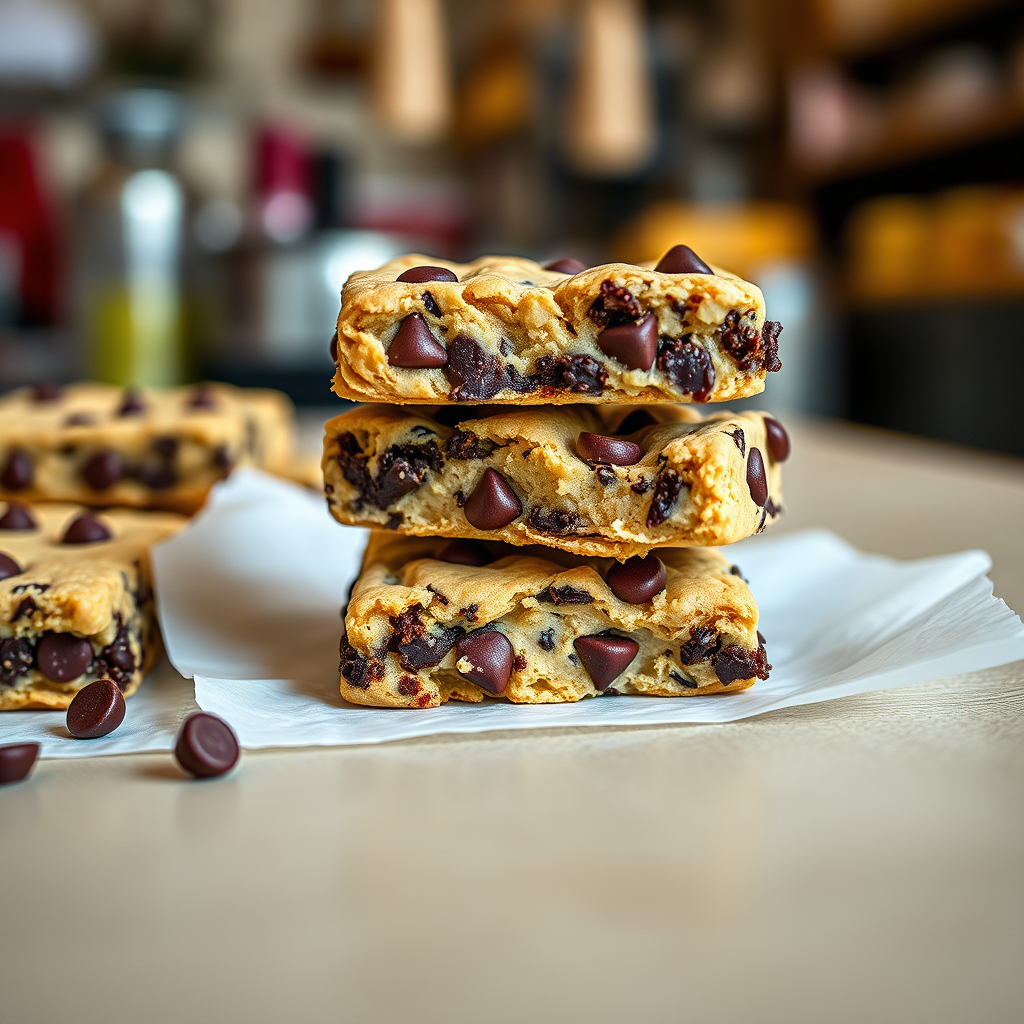 Classic Chocolate Chip Bar Cookies - bar cookie recipes