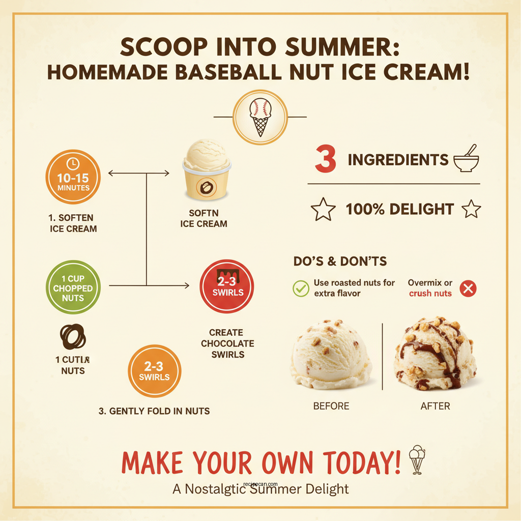 baseball nut ice cream recipe - Data Infographic and Statistics