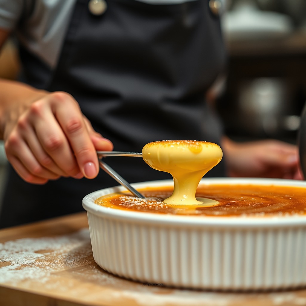 Baking Process - basic baked custard recipe
