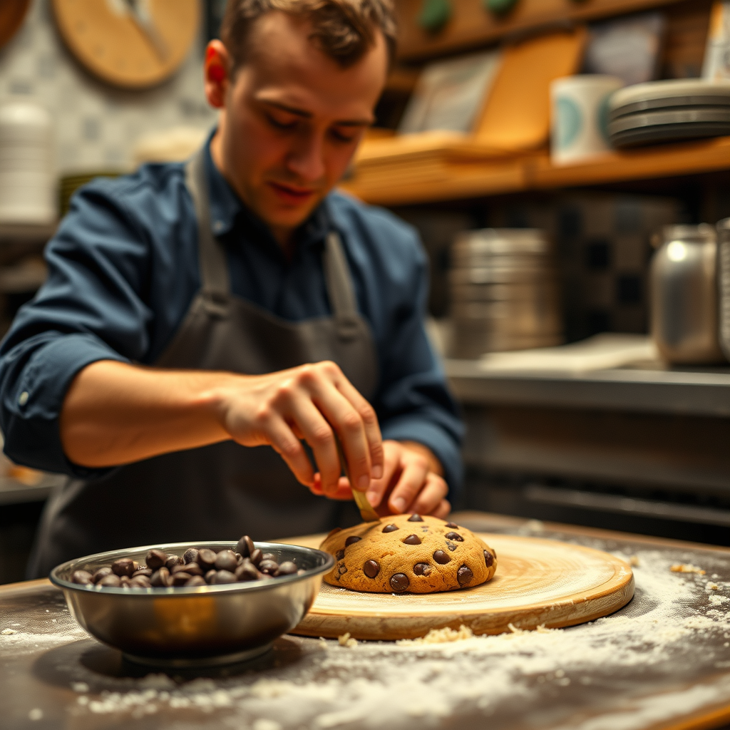 Preparing the Cookie Dough - basic chocolate chip cookie recipe